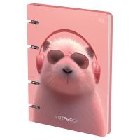 Тетрадь на кольцах 120л. A5 BG "Music style" картон, soft-touch ламинация, тиснение фольгой RE-ТК5к120_лс_тф_57862