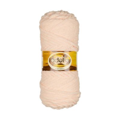 Пряжа ADELIA Mimi 100% полиэстер 1 х 100 г 80 ± 4 м №07 св.бежевый ADE-MIM-07