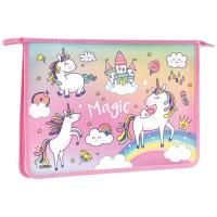 Папка для тетрадей 2 отделения А4 ArtSpace "Magic" пластик, на молнии RE-ПТ-83-2_42218
