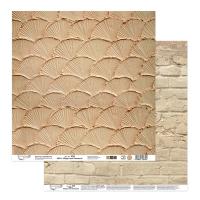 Бумага для скрапбукинга Mr.Painter 30.5 x 30.5 см 190 г/м2 "Вокруг меня. Бежевый" PSR-2605-6