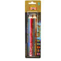 Набор карандашей с многоцветным грифелем KOH-I-NOOR "Magic America. Original. Fire.Tropical.Neon" 5 шт утолщен., шестигр. RE-3406005001BLRU