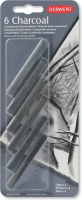 Набор угля прессованного DERWENT 6 шт в блистере MP35996