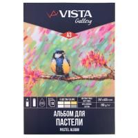 Альбом для пастели VISTA-ARTISTA 160 г/м2 A3 29.7 х 42 см склейка с одной стороны 18 л. 6 цв. Светлые тона PCPS-A3