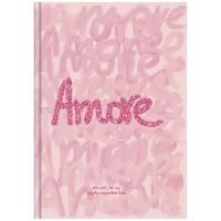 Скетчбук 80л. А5 BG "Amore" 7БЦ, матовая ламинация, блестки, белый блок с градиентом 100 г/м2 RE-С5т80_лм_бл 10037