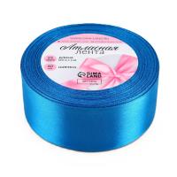 Лента атласная 40 мм x 23 ± 1 м, №152 ярко-голубой SIM-10288859