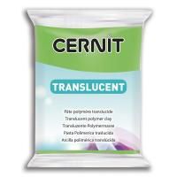 Пластика полимерная запекаемая CERNIT Translucent прозрачная 56 г (605 зеленый лимон) RH-CE0920056605