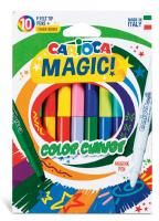 Фломастеры меняющие цвет Carioca "Color Change" 9 цв + 1, 10 шт картон, европодвес RE-42737