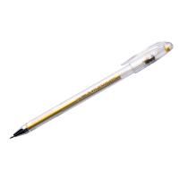 Ручка гелевая Crown "Hi-Jell Metallic" 0.7 мм металлик