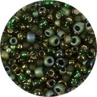 Бисер Япония TOHO MIX 4 25 г №3209 т.зеленый TOHO-MIX-3209
