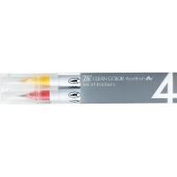 Набор маркеров CLEAN COLOR Real Brush - Pure colours 4 шт MPRB-6000AT/4VC
