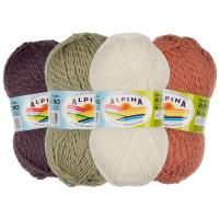 Пряжа ALPINA Alpaca Acro 44% мерин. шерсть, 38% акрил, 18% альпака 50 г 150 м ± 7 м