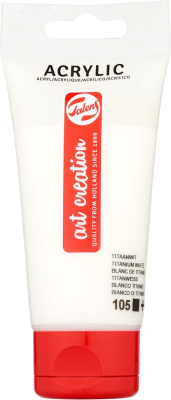 Краска акриловая ART CREATION туба 75 мл №105 Белила титановые MP3511105M