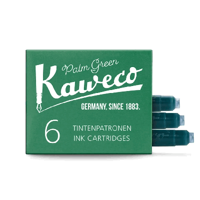 Набор картриджей KAWECO 6шт пальмовый зеленый KAW-10000009