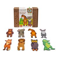 Деревянный пазл Десятое королевство "Веселый зоопарк" 24 элементов KOR-05263