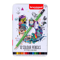Набор цветных карандашей BRUYNZEEL 12 цв в мет.пенале RT60212212