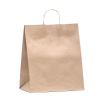 Пакет бумажный "Крафт" с кручеными ручками 35 х 15 х 42 см 90 г/м2 SIM-9935788