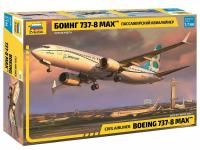 Сборная модель: Пассажирский авиалайнер "Боинг 737-8 MAX", З-7026