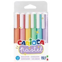 Набор текстовыделителей Carioca "Pastel" 6 пастельных цвета 1-5 мм ассорти RE-43033