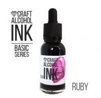 Алкогольные чернила Craft Alcohol INK 20 мл Ruby (Рубиновый) ALC-INK-29-20