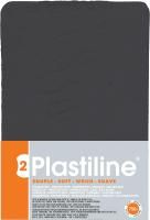 Пластилин скульптурный PLASTILINE 750 г, 50-мягкий, черный RH-7950T