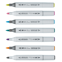 Маркер акриловый двусторонний СОНЕТ перо кисть/пуля