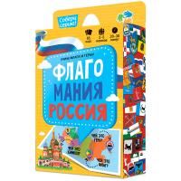 Настольная игра: ГЕОДОМ "Флагомания. Россия" 85 карточек, картонная коробка RE-4607177458618