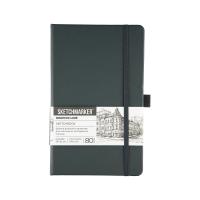 Блокнот для зарисовок SKETCHMARKER 140 г/м2 13 x 21 см 80 л, твердая обложка, Графитовый NP-24754003SM