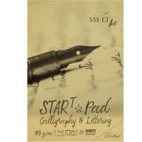Альбом для каллиграфии и леттеринга SM-LT Art Start 90 г/м2 А5 30 л, в точку, белые, склейка MP5KDS-30/T