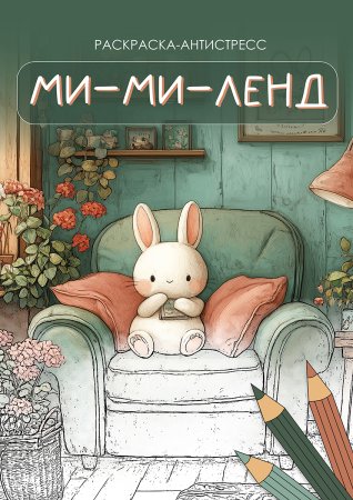 Раскраска-антистресс ФРЕЯ "Ми-ми-ленд" 21 x 29.7 см FCP-08