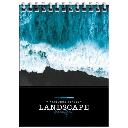 Блокнот А6 80л. ArtSpace "Путешествия. Incredible places" на гребне, глянц. ламинация, твердая обложка RE-Бт6к80гр_27949