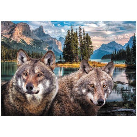 Пазл ТРИ СОВЫ 1000 "Волки" RE-ПК1000_48368