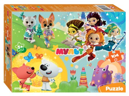Пазл Step Puzzle 104 "Сказочный патруль и др. Мульт" STP-82216