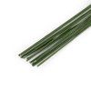 Проволока флористическая в оплётке FIORICO 1.6 мм 40 см 12 шт №01 зеленый FIW-1.6-01
