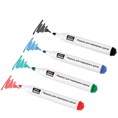 Маркер для белых досок OfficeSpace 3 мм, пулевидный