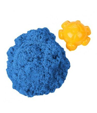 Кинетический песок "Космический песок" тянущийся 500 г синий AS-TSS02