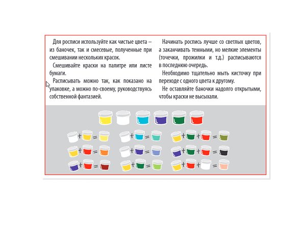 Набор для росписи на спилах "Цветы" KOR-04797