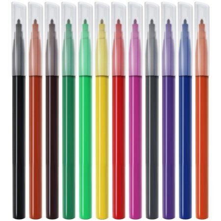 Фломастеры Berlingo "Замки" 12 цв смываемые RE-WP00212