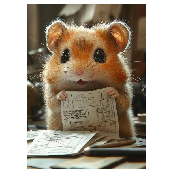 Пазл 120 элементов ФРЕЯ "Трудолюбивый Хома" PZL-120/16