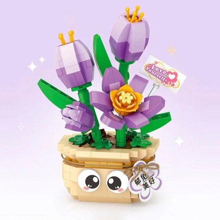 Конструктор LOZ "Тюльпаны в горшочке" IT-8842_MK