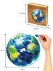 Деревянный пазл с двухслойной крышкой Планета Земля M (2022) MAGZ108-2