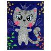 Алмазная мозаика, постер ТРИ СОВЫ "Кошечка" пакет с европодвесом RE-АМП_48196