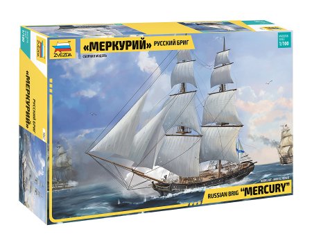 Сборная модель: Русский бриг Меркурий З-9067