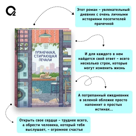 Книга: Ким Чжи Юн. Прачечная, стирающая печали ROS-42582
