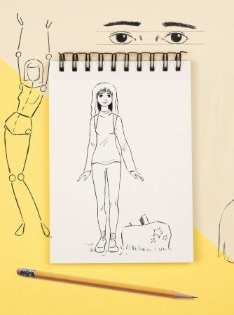 Книга: Учимся рисовать фигуру человека. Простые шаблоны для рисования головы и тела (новое оформление) EKS-661069