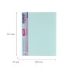 Папка с 40 вкладышами A4 Expert Complete "Trend Pastel" 20 мм, 600 мкм, диагональ, 1 шт, бирюзовый EC27041940
