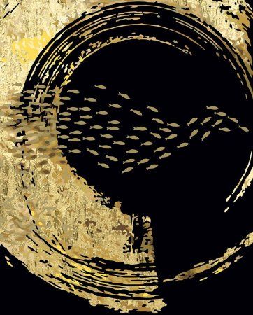 Набор для раскрашивания по номерам (с поталью) ФРЕЯ 50 х 40 см "Сверкающий вихрь" PNB/PLPT-221