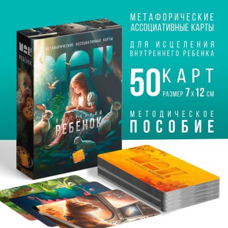 Метафорические ассоциативные карты "Внутренний ребёнок" 50 карт SIM-9596197