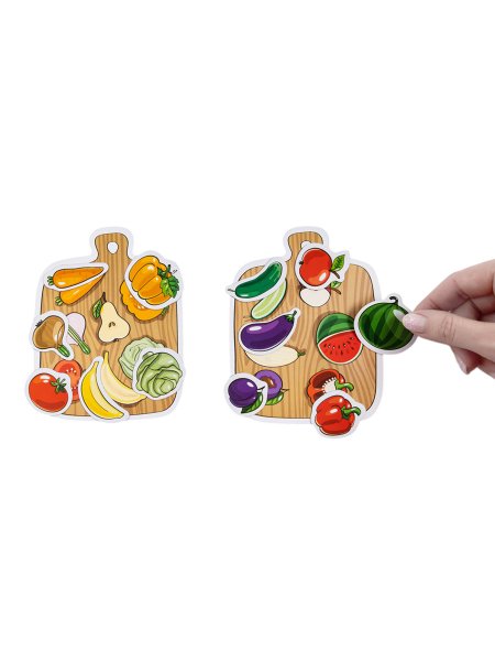 Магнитная игра Baby Toys "Фрукты и овощи" KOR-05592