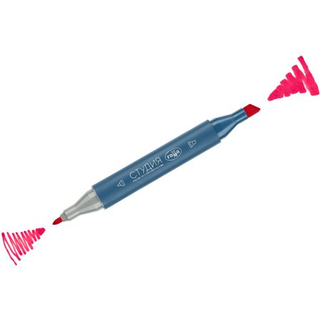 Набор двусторонних маркеров для скетчинга ГАММА "Студия" 36 цв, основные цвета, пуля/скошен, пластик кейс RE-1204P_36