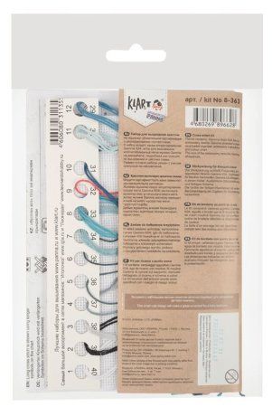 Набор для вышивания KLART "Дельфиненок Фоня" 13.5 х 14.5 см 8-363